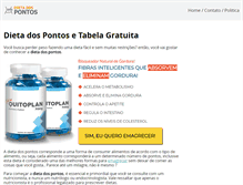 Tablet Screenshot of dietadospontoss.com